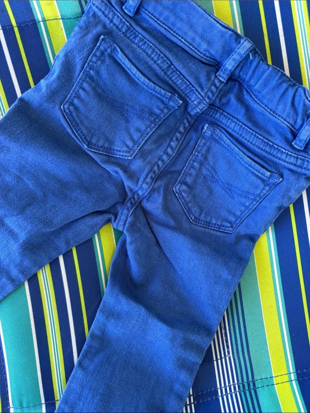 GAP babyGap 1969 Toddler Royal Blue Zip-Front Pants